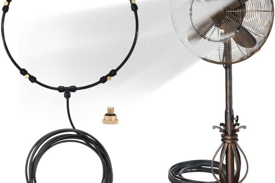 Stay Cool This Summer: The LANDGARDEN Outdoor Misting Fan Kit Review