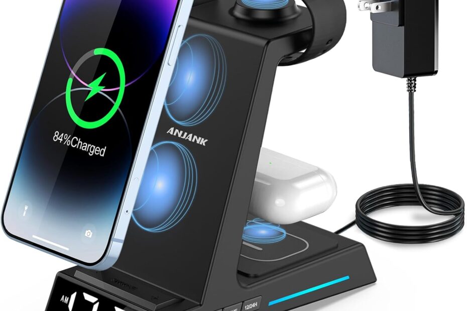 Stay Powered Up: 4 in 1 Wireless Charging Station Review