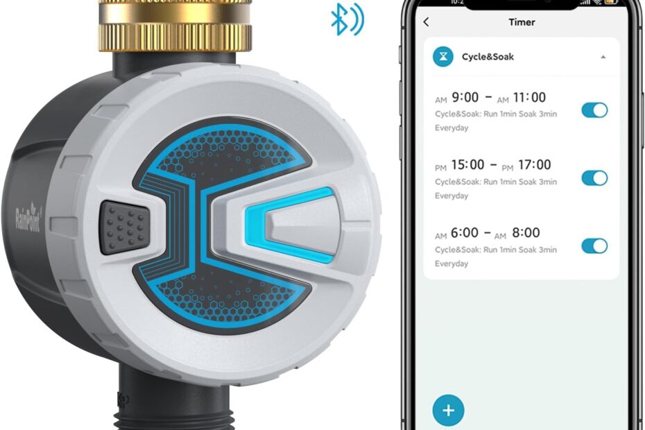 Transform Your Garden: RAINPOINT Bluetooth Sprinkler Timer Review!