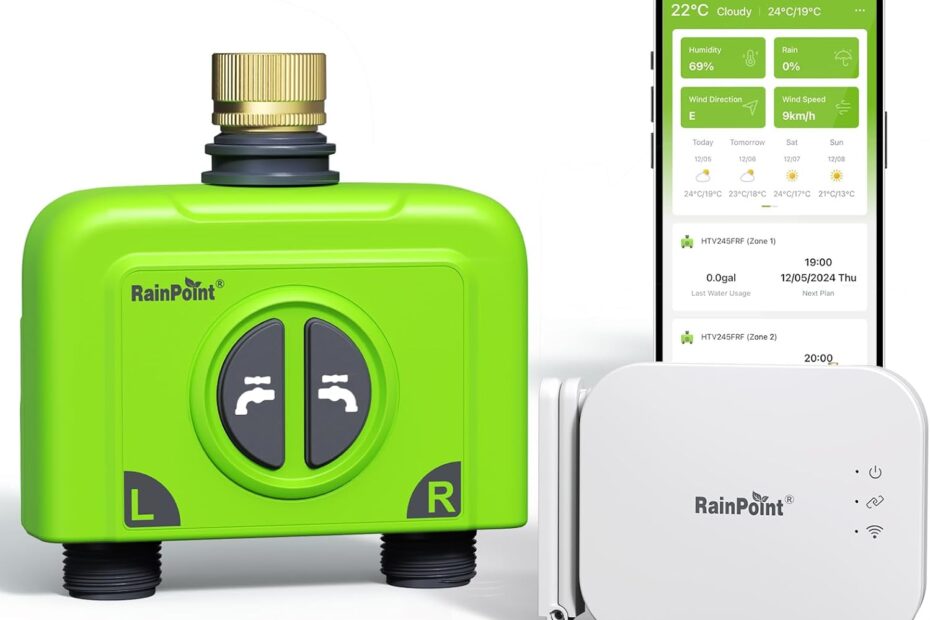 Transform Your Garden: RAINPOINT WiFi Water Timer Review