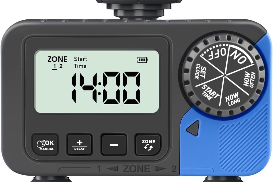 Transform Your Garden: Review of the Smart Sprinkle Timer with Dual Outlets!