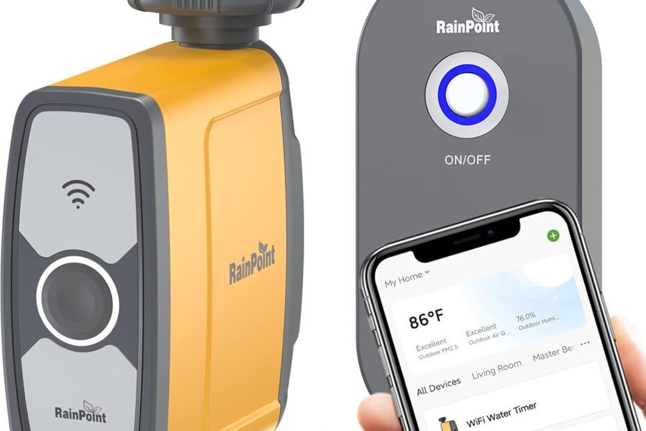 Transform Your Garden with RAINPOINT WiFi Water Timer: Smart Irrigation Made Easy!