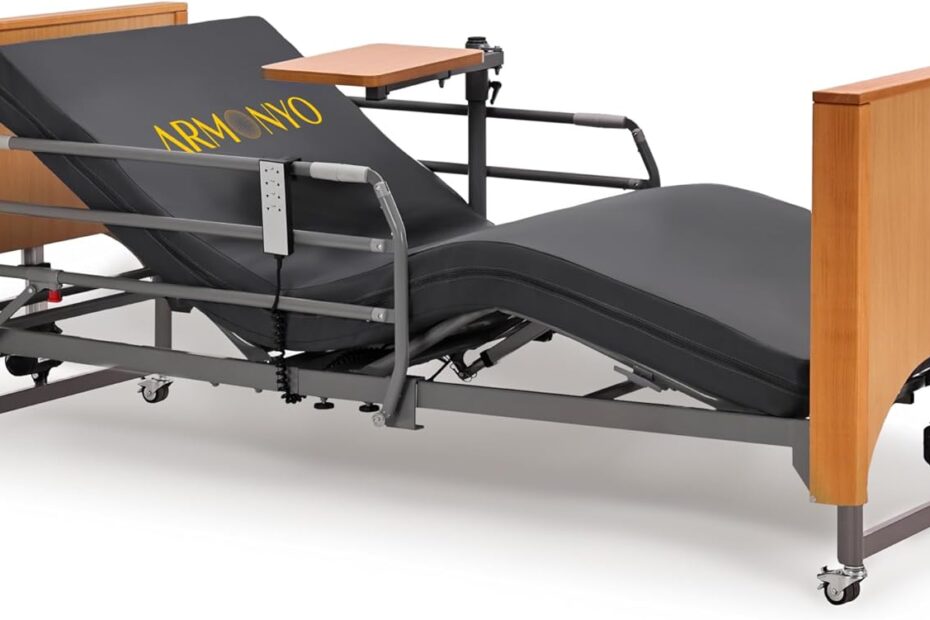 Transform Your Home Care: Review of the Advanced Electric Hospital Bed with Overbed Table