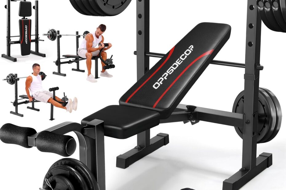 Transform Your Home Gym: OPPSDECOR Multi-Function Weight Bench Set Review