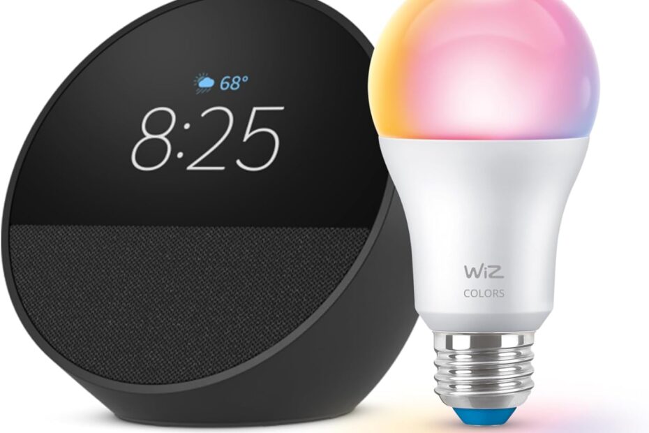 Transform Your Home with the Echo Spot & WiZ Smart Bulb: A Smart Living Review!