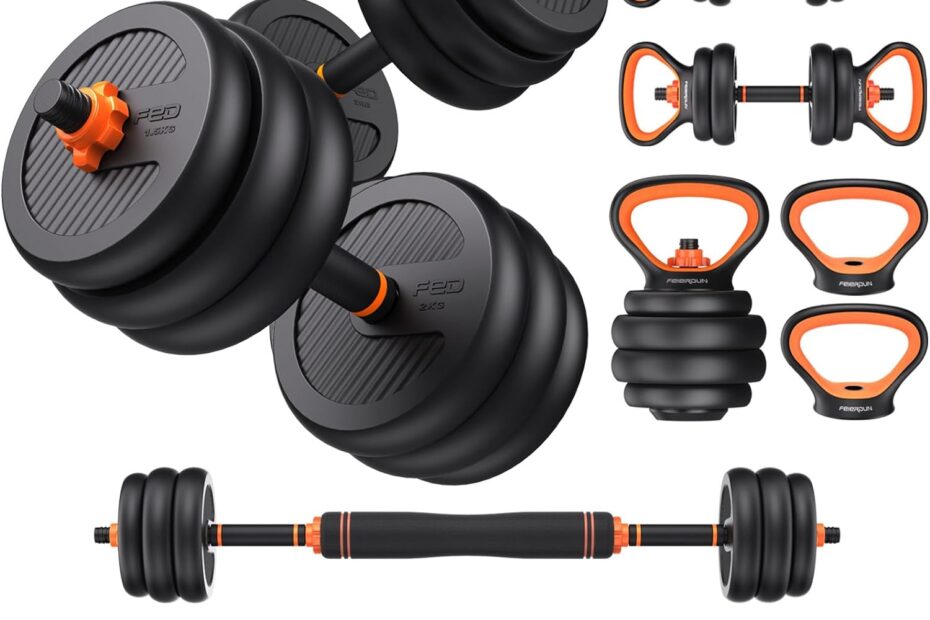 Transform Your Home Workouts: FEIERDUN Adjustable Dumbbells Review
