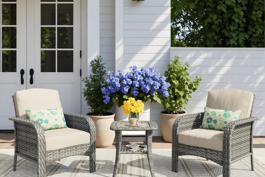 Transform Your Outdoor Space: HOOOWOOO 3-Piece Patio Furniture Set Review