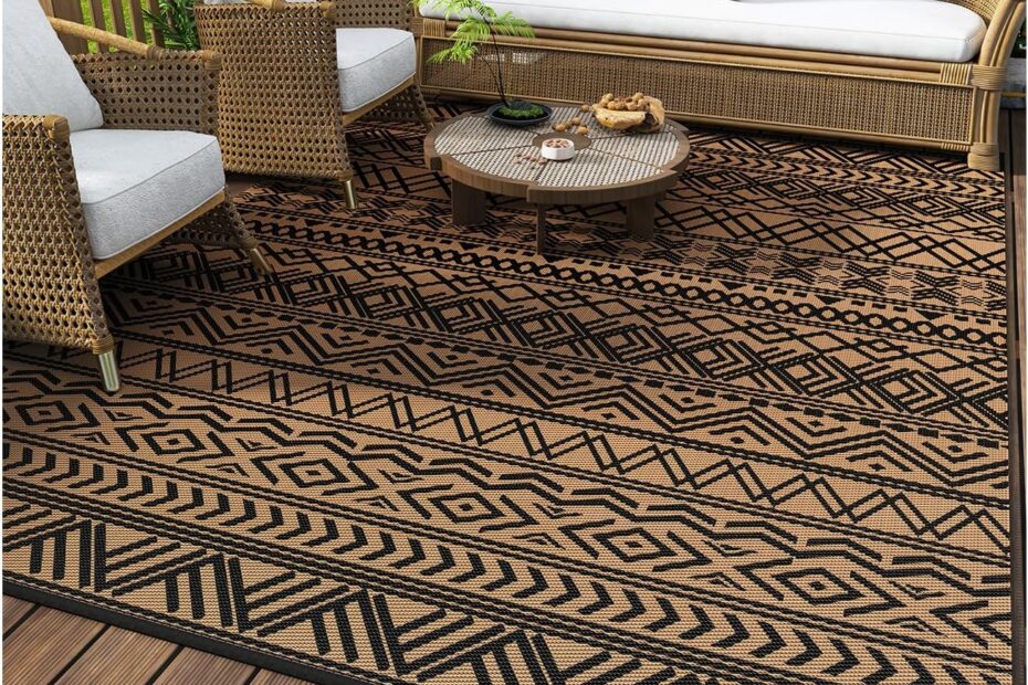 Transform Your Outdoor Space: MontVoo 5x8 Waterproof Reversible Rug Review