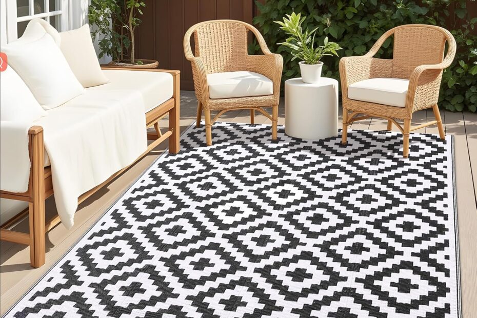 Transform Your Outdoor Space with OLANLY Waterproof Rug: A Review