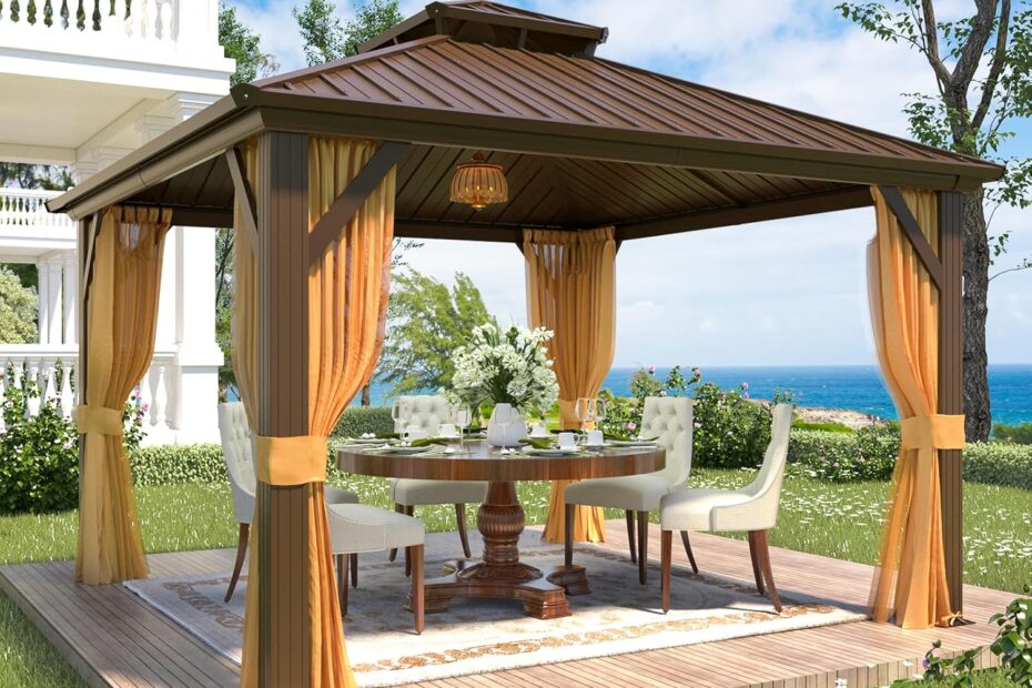 Transform Your Outdoor Space: YOLENY 12' x 12' Hardtop Gazebo Review