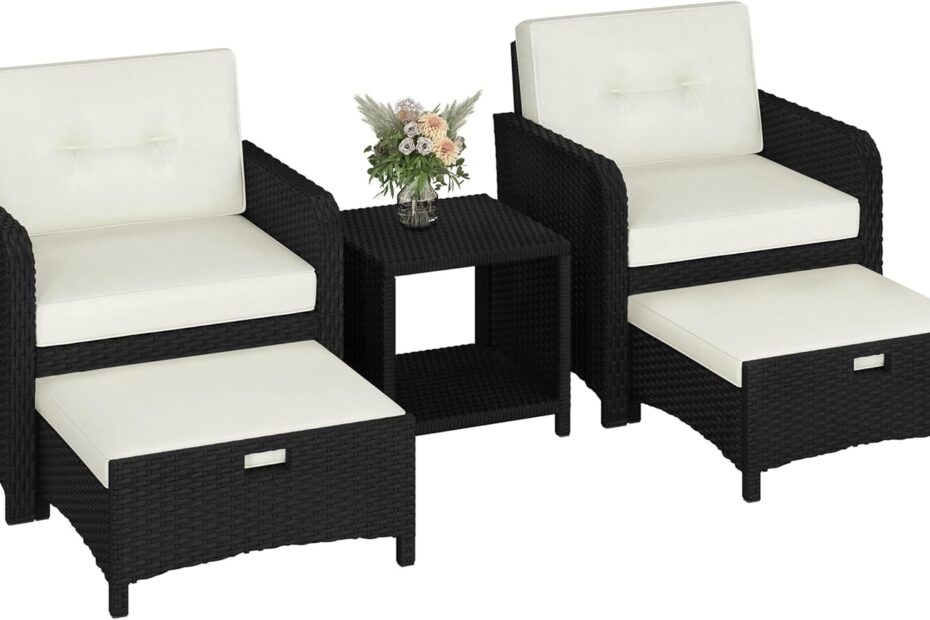 Transform Your Outdoors: Review of the Yaheetech 5-Piece Patio Conversation Set
