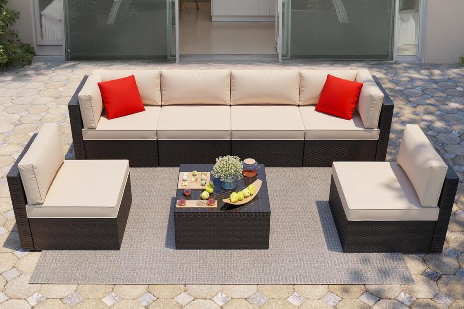 Transform Your Outdoors: Shintenchi 7-Piece All-Weather Patio Furniture Set Review