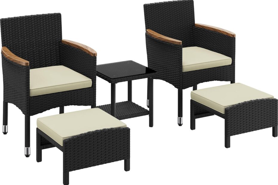 Transform Your Outdoors: Yaheetech 5 Piece Patio Conversation Set Review