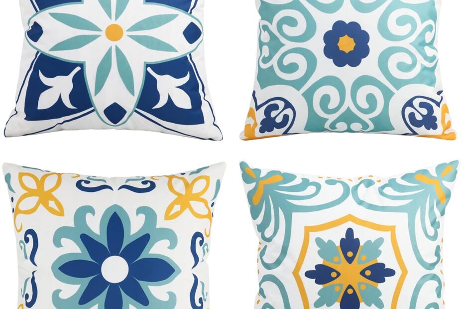 Transform Your Patio: Review of Floral Boho Waterproof Pillow Covers Set