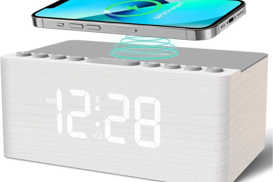 Transform Your Sleep: ANJANK Wooden Sound Machine Alarm Clock Review
