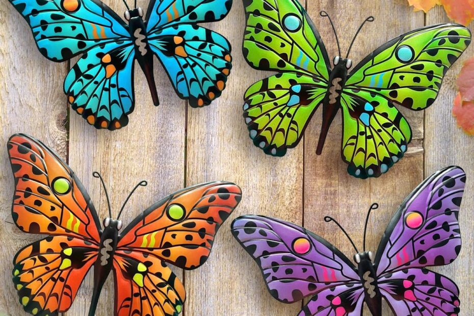 Transform Your Space with Stunning Metal Butterfly Wall Decor: A Must-Have for Garden and Home!
