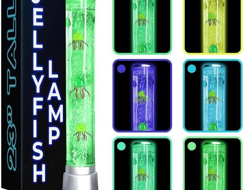 Transform Your Space with the Enchanting Jellyfish Lamp: A Colorful Night Light Experience!