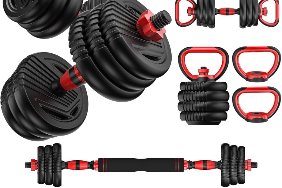 Transform Your Workout: The Ultimate Adjustable Dumbbell Set for Home Fitness