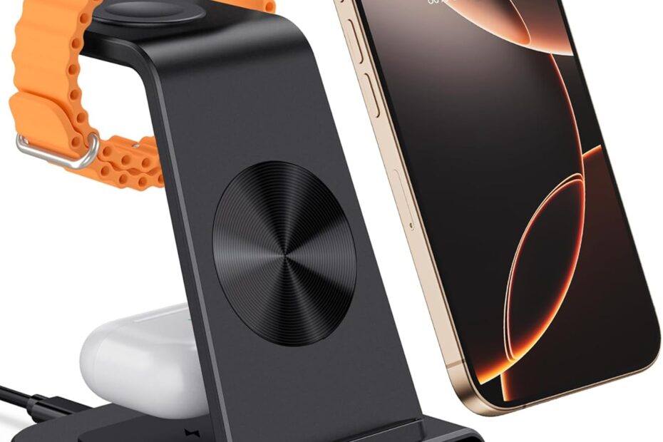Ultimate 3-in-1 Wireless Charger for iPhone 16: The Perfect Dock for All Your Apple Devices!