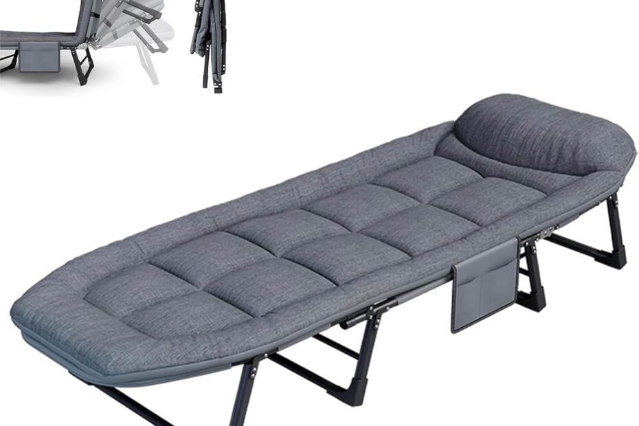 Ultimate Comfort on the Go: Review of the Folding Camping Cot with Mattress