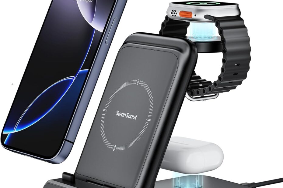 Ultimate Convenience: Review of the SwanScout 703A Wireless Charging Station for Apple Devices