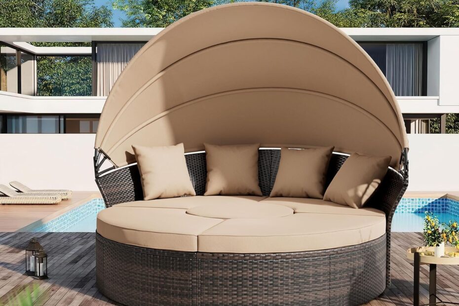 Ultimate Relaxation: Crownland Outdoor Canopy Daybed Review