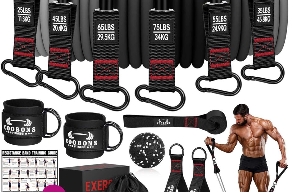 Unleash Your Strength: The Ultimate Heavy Resistance Bands Set for All Fitness Levels!