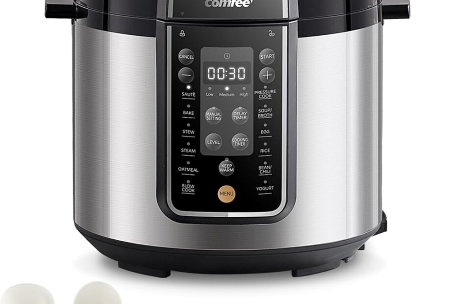 Unlock Culinary Creativity: A Review of the COMFEE’ 6 Quart Pressure Cooker
