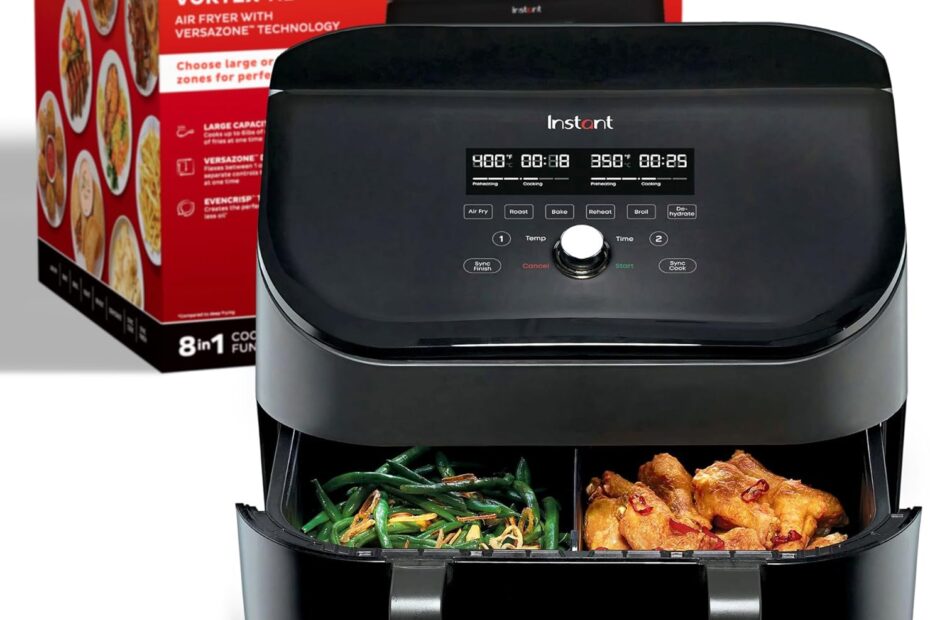 Unlock Culinary Creativity with the Instant Pot VersaZone 9QT Air Fryer: 8-in-1 Versatility for Crispy Perfection!