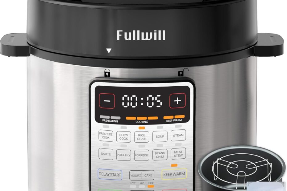 Unlock Culinary Efficiency: Review of the Fullwill 9-in-1 Electric Pressure Cooker