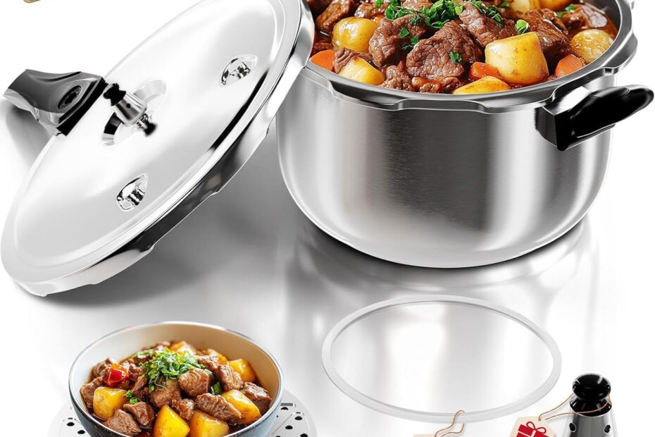 Unlock Flavor: WantJoin 6 Qt Stainless Steel Pressure Cooker Review
