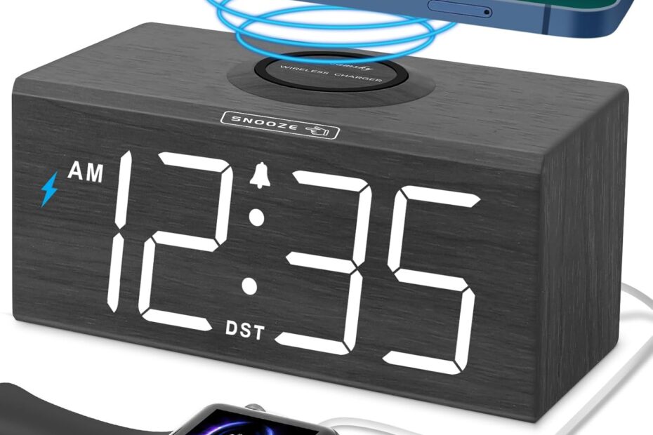 Wake Up in Style: DreamSky Wooden Digital Alarm Clock Review