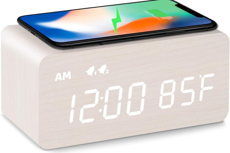 Wake Up in Style: Review of the MOSITO Digital Wooden Alarm Clock with Wireless Charging