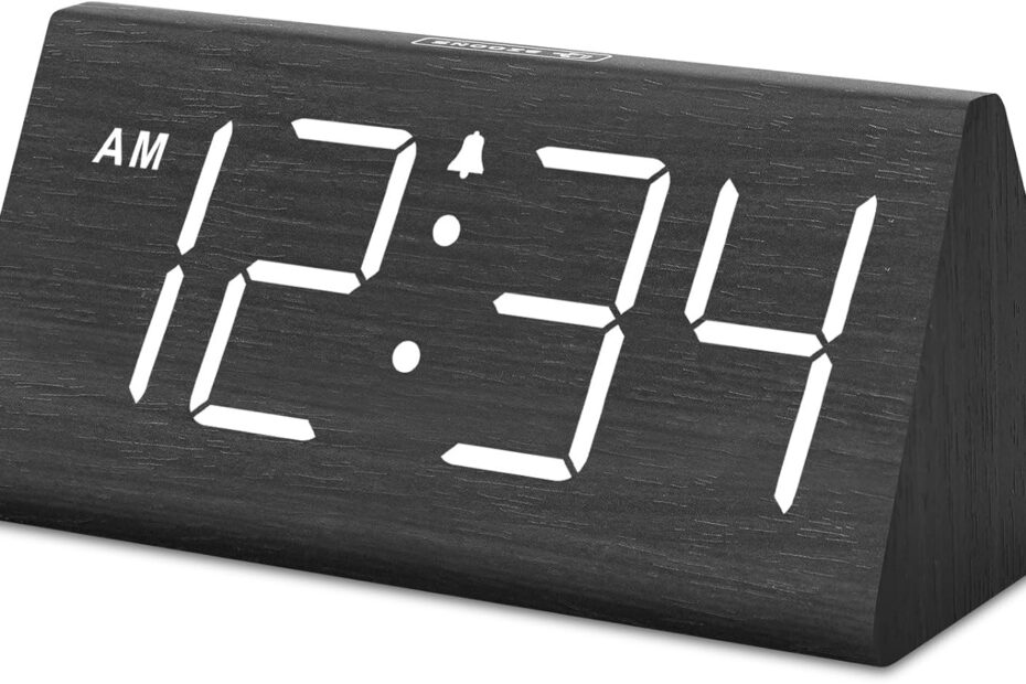 Wake Up in Style: The DreamSky Wooden Digital Alarm Clock Review