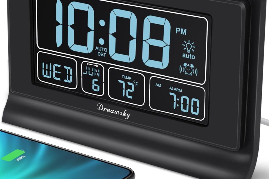 Wake Up Right: A Review of the DreamSky Alarm Clock with Battery Backup