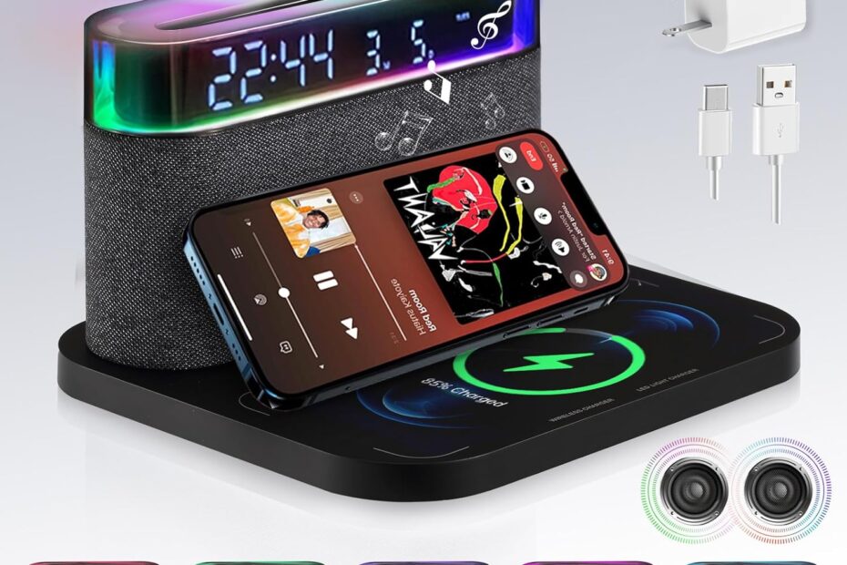 Wake Up Right: The Ultimate Bluetooth Alarm Clock with Wireless Charging Review