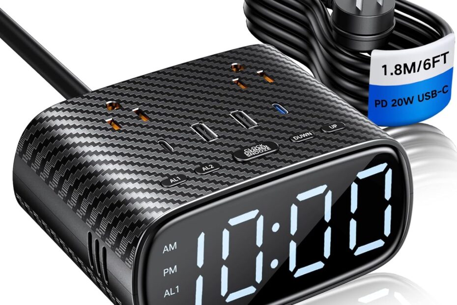 Wake Up Right: The XBA Dual Alarm Clock Power Strip Review!