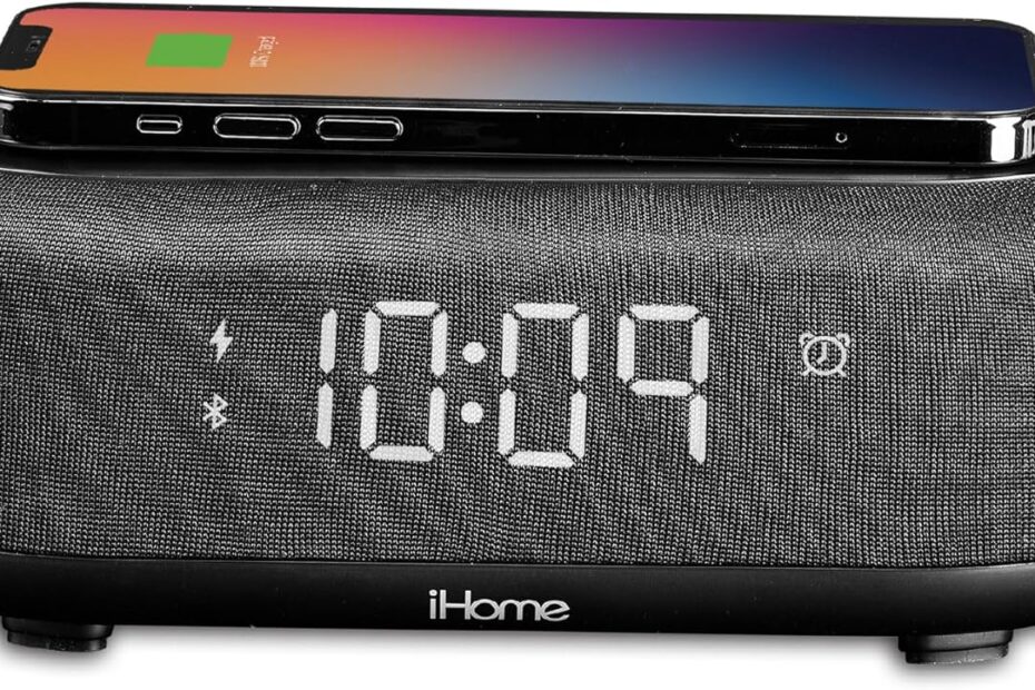 Wake Up to Innovation: The iHome Bluetooth Alarm Clock with Wireless Charging