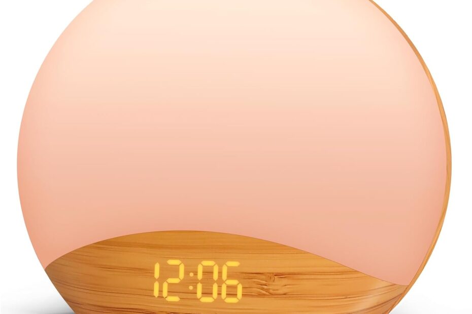 Awaken Naturally: Review of the REACHER Wood Grain Sunrise Alarm Clock