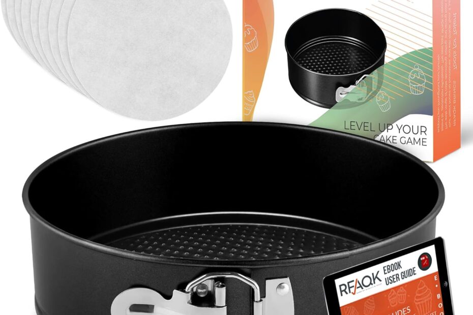 Bake Perfect Cakes with RFAQK’s 6-Inch Non-Stick Springform Pan!
