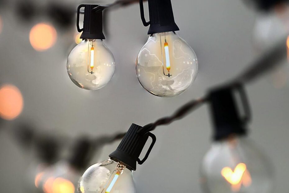 Brighten Your Space: A Review of Lampat G40 Globe String Lights
