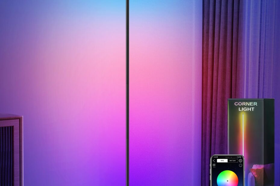 Brighten Your Space: The Ultimate Smart RGB Corner Floor Lamp Review
