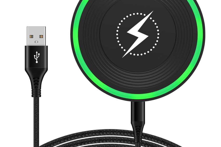 Charge Smart: Fast 15W Wireless Charger for Your Android & iPhone!