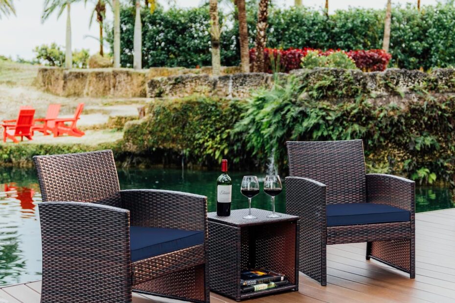 Charming Comfort: Nestl Wicker Patio Furniture Set Review