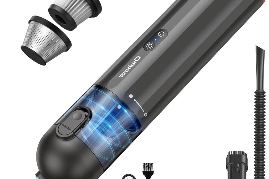 Chuboor Handheld Car Vacuum: The Ultimate Cordless Cleaning Power for Every Corner!