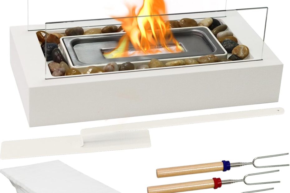 Cozy Up with the Ultimate Tabletop Fire Pit & S'mores Maker!