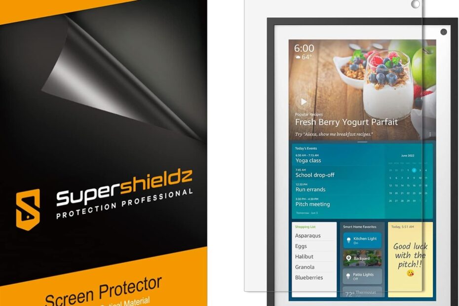 Crystal Clear Protection: Supershieldz Screen Protectors for Echo Show 15