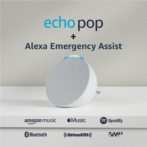 Discover Echo Pop: The Ultimate Compact Smart Speaker with Alexa Emergency Assist!