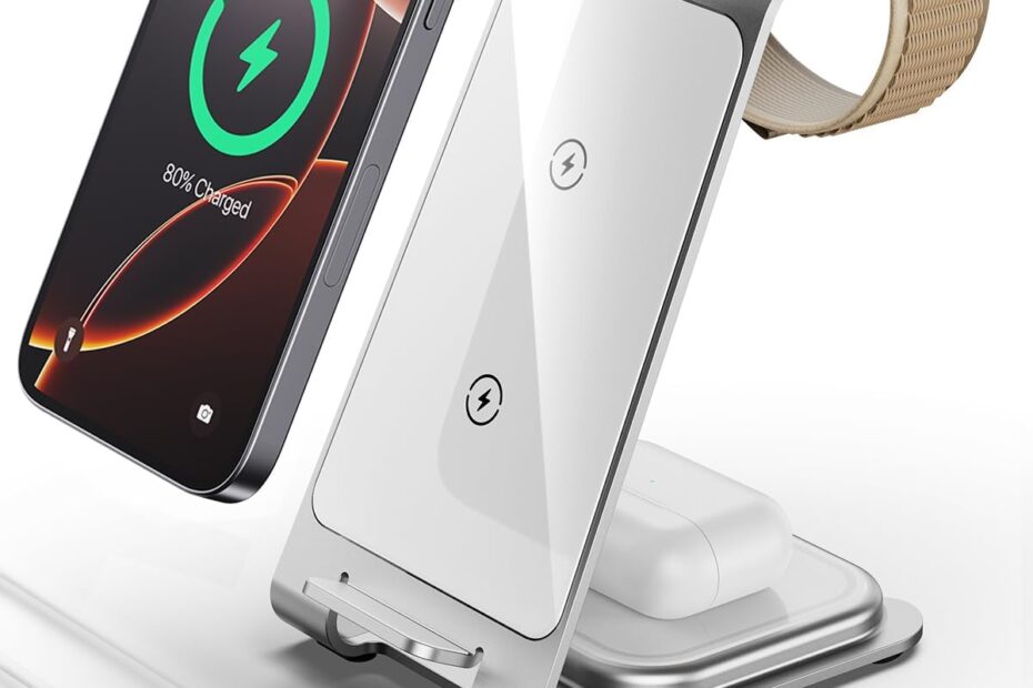 Discover the Intoval 3-in-1 Wireless Charging Station: The Ultimate Companion for Your Apple Devices!