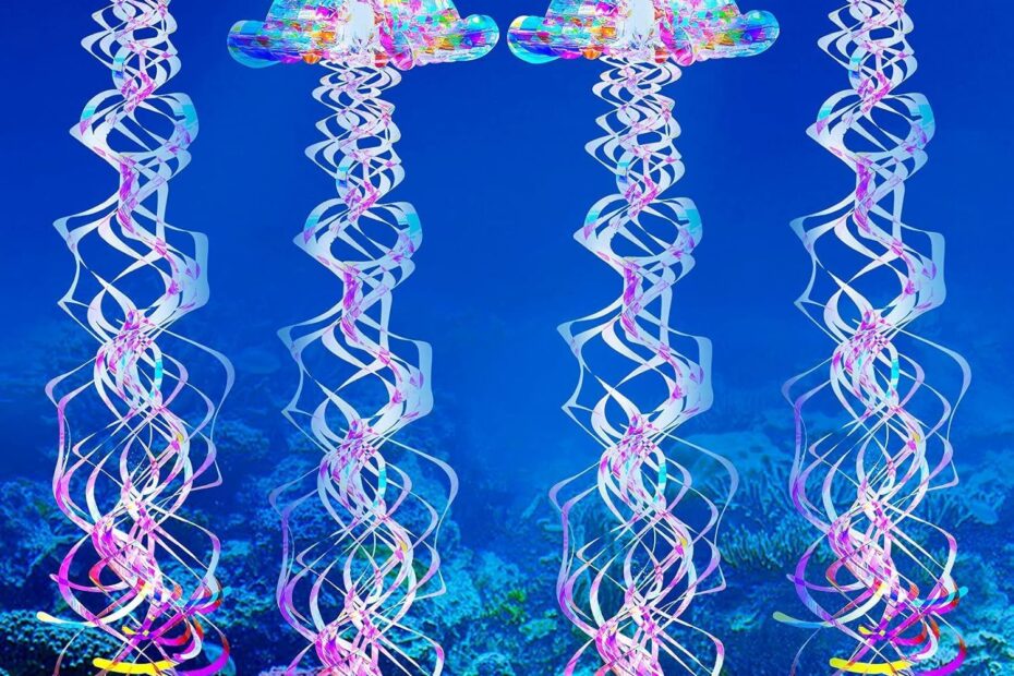 Dive into Fun: Review of Nezyo's Glittering Jellyfish Decor for Under the Sea Celebrations!